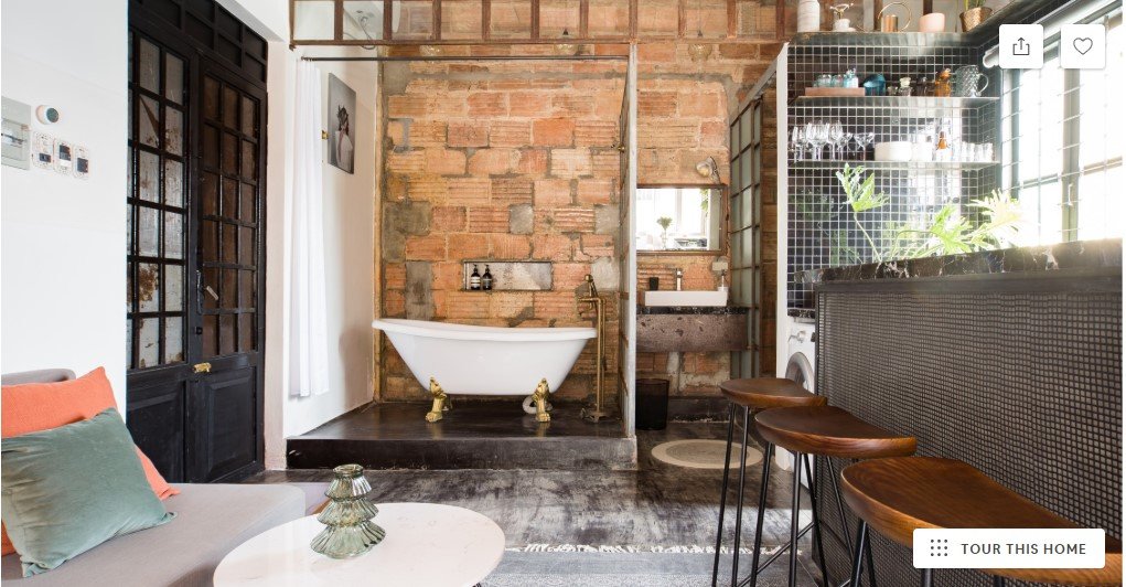 Một trong các studio tham gia Airbnb và bạn có thể thấy rụng rời tim vì nhà quá đẹp.