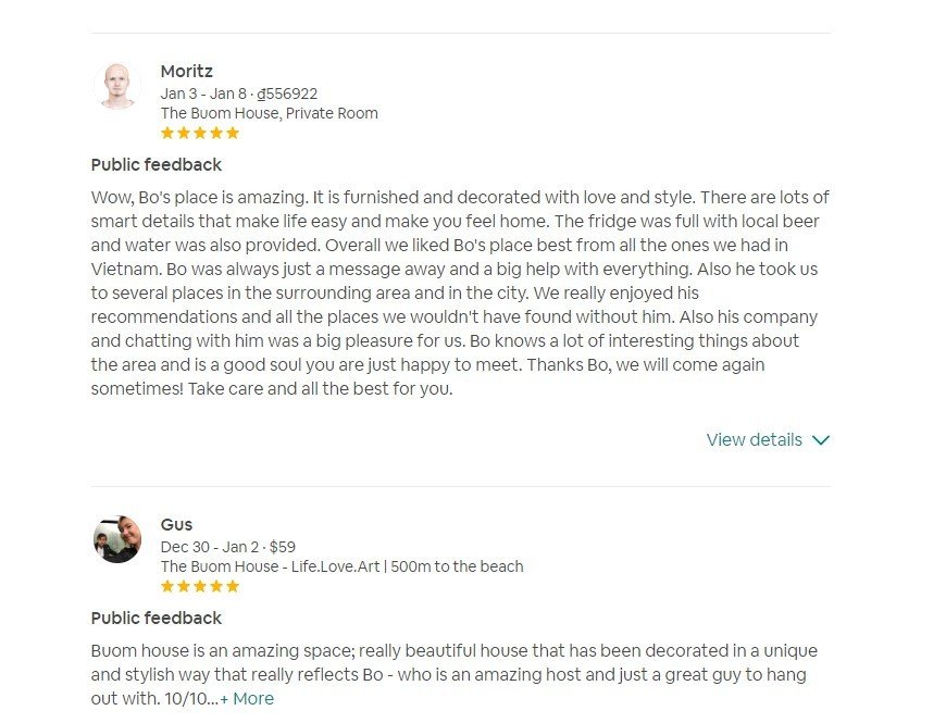 Đây là 1 trong những review mới nhất của bên mình. Từ những ngày đầu tiên làm theo guideline tăng rank cho đến khách đến thật và tụi mình đã chăm sóc nó.