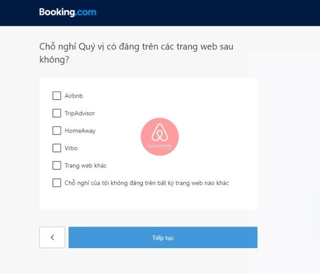 Chọn lựa các kênh đăng phòng, đăng kí bán phòng trên booking.com
